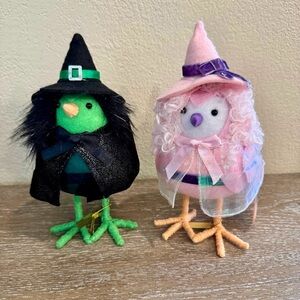 Target SET OF 2 WICKED Glinda & Elphaba Witch Birds